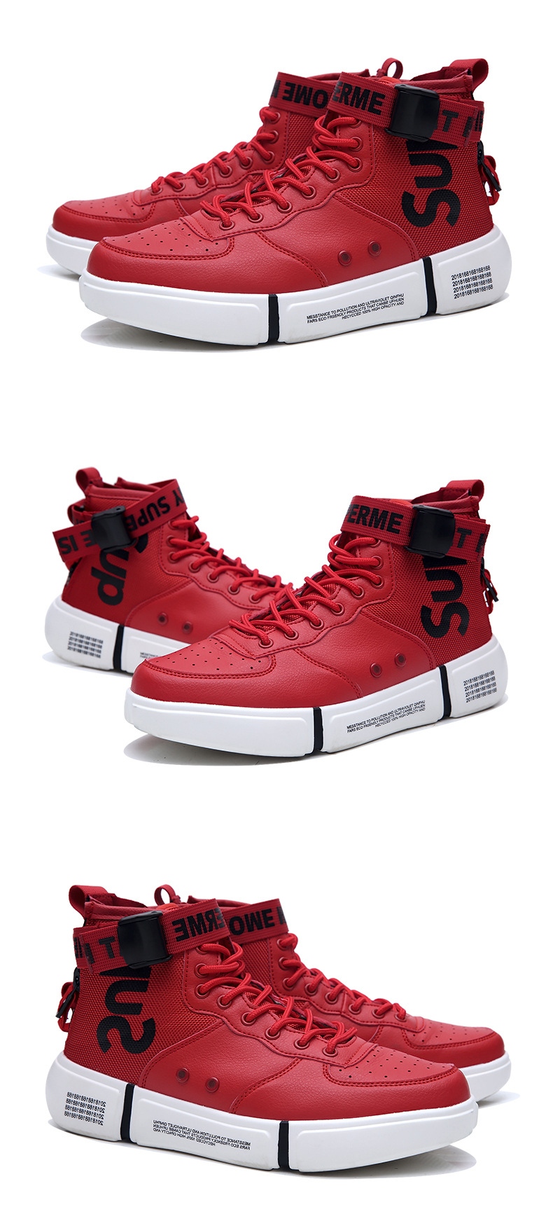 Title 5, Color Blocking High Top Shoes