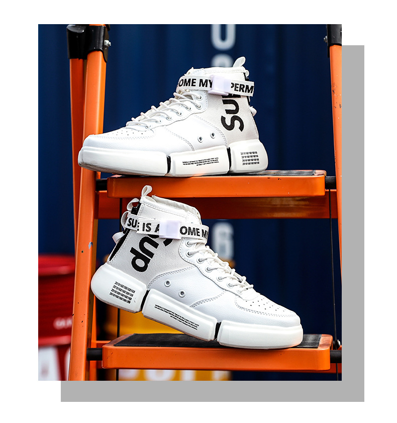 Title 10, Color Blocking High Top Shoes