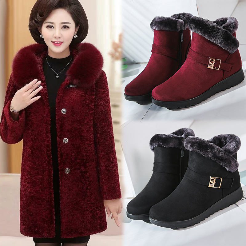 Title 2, Winter Snow Boots Ladies Warm and waterproof bo...