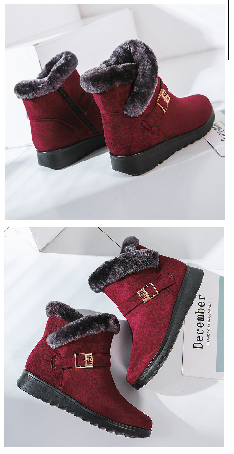 Title 3, Winter Snow Boots Ladies Warm and waterproof bo...