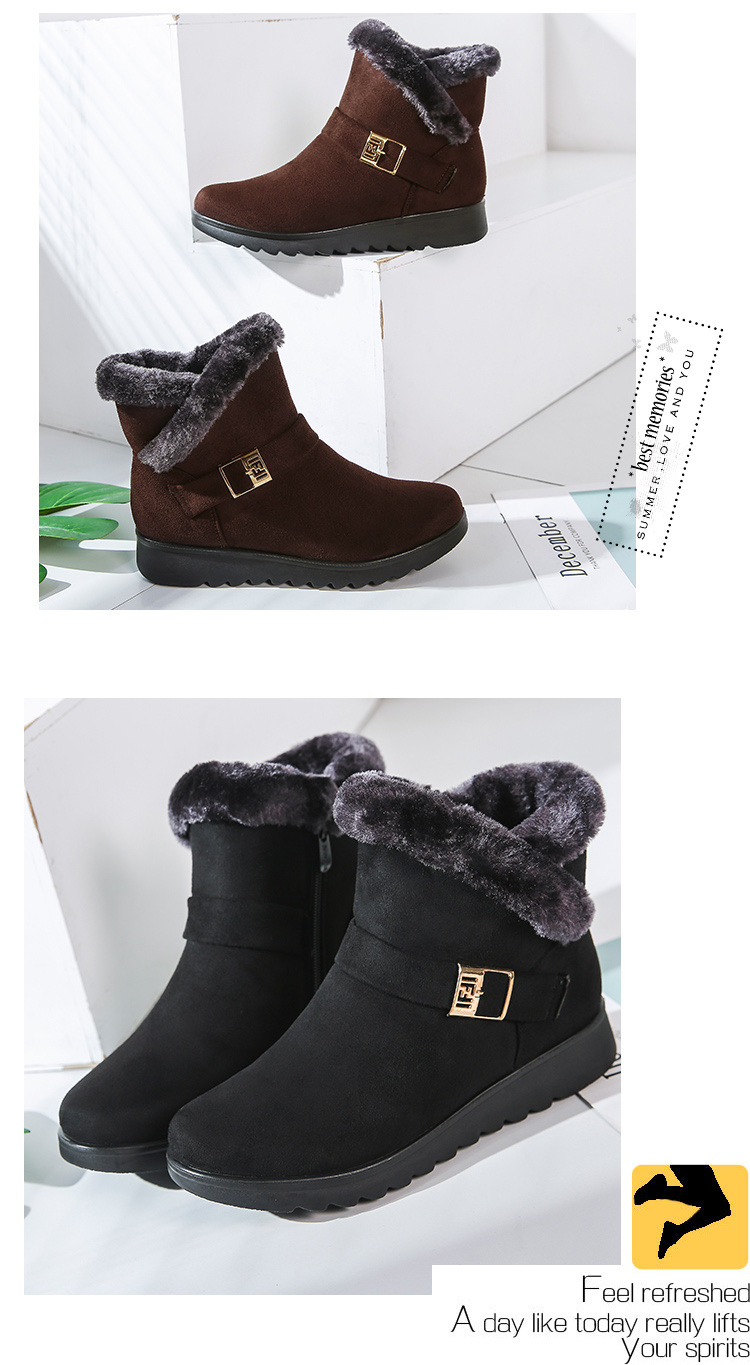 Title 5, Winter Snow Boots Ladies Warm and waterproof bo...