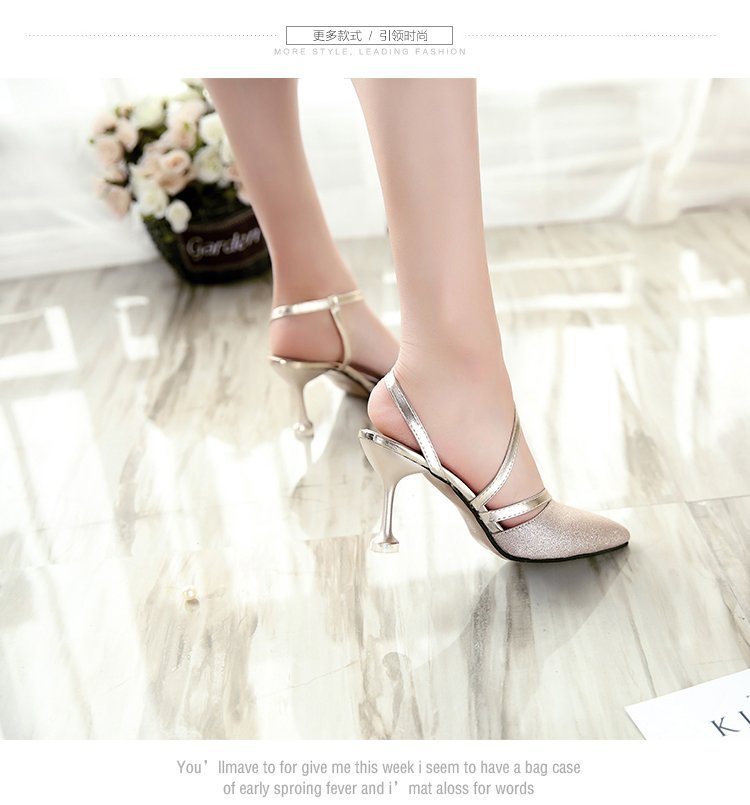 Title 14, Pointed toe hollow heel women