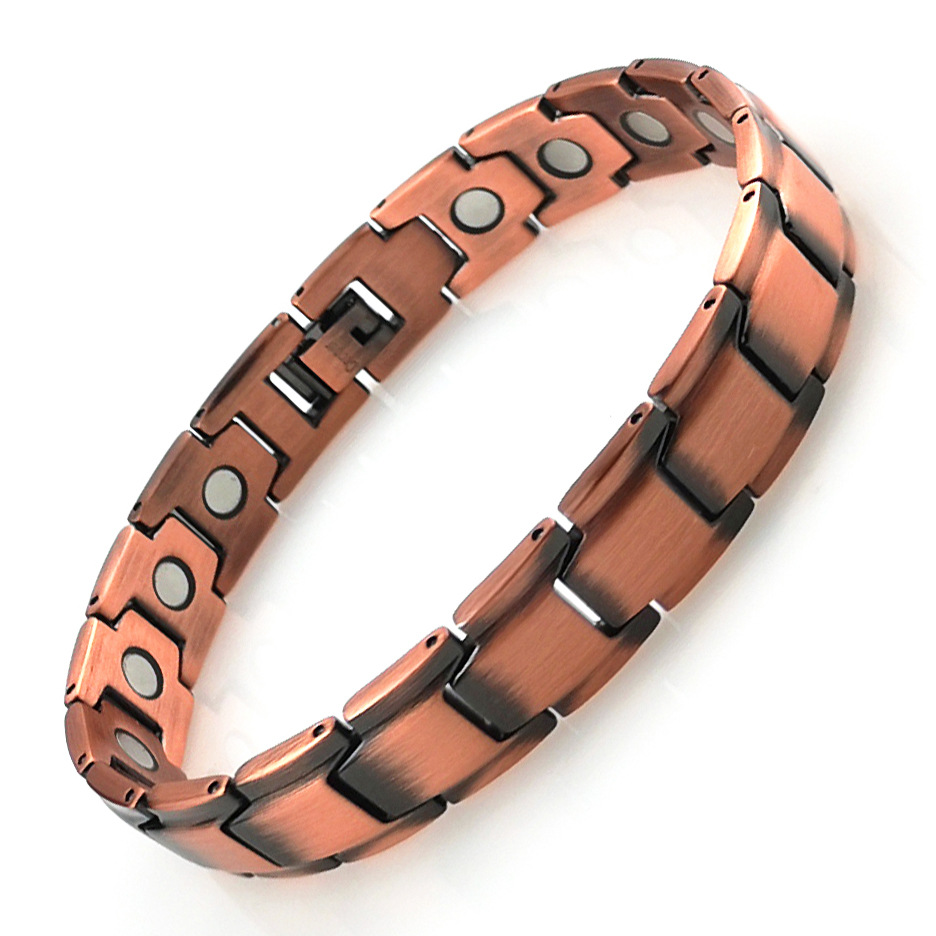 Title 5, Pure Copper Magnetic Therapy Bracelet for Arthr...