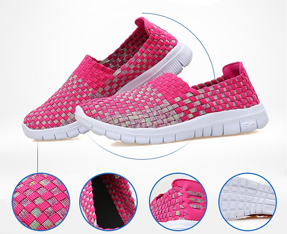 Title 4, Breathable woven mesh shoes