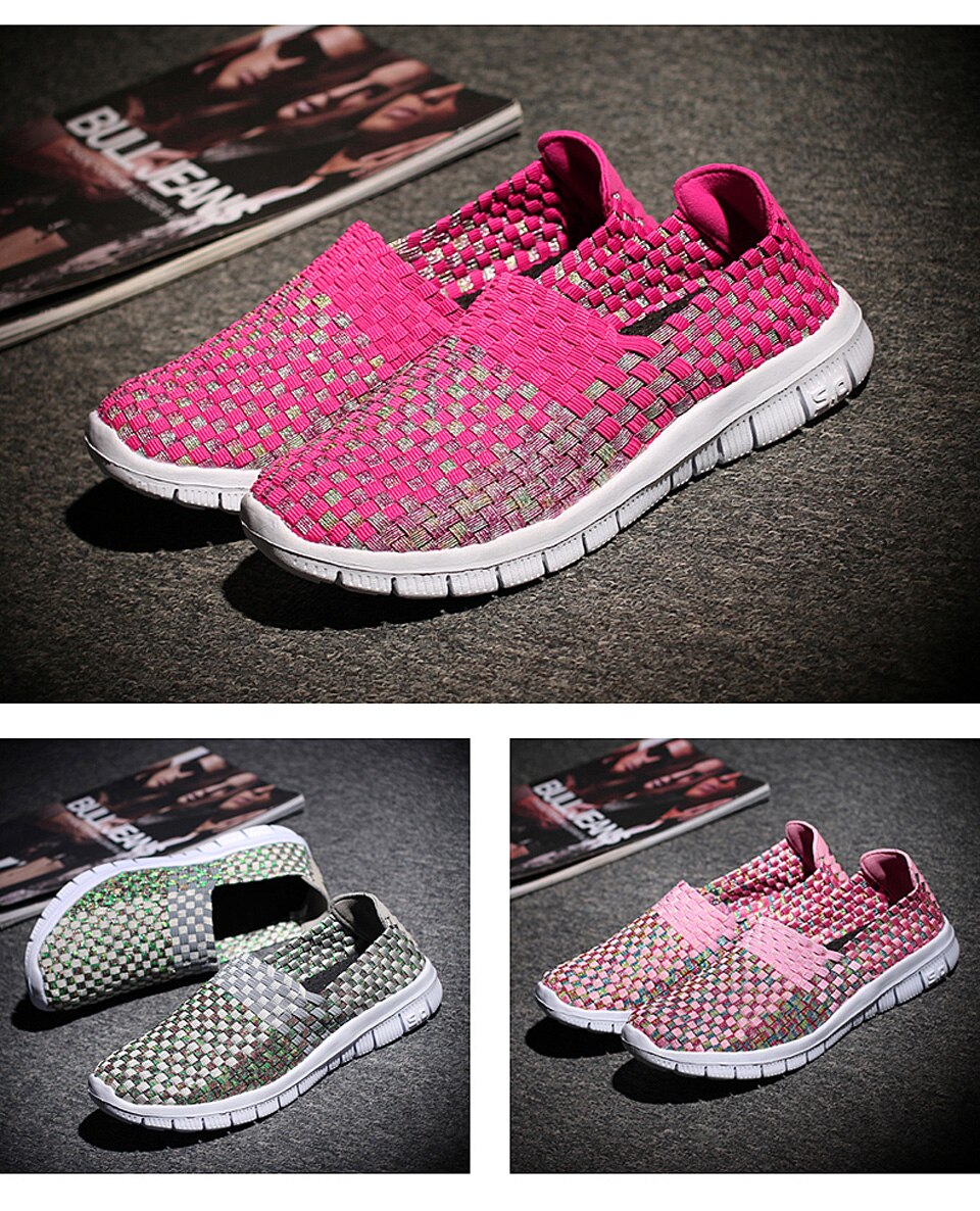 Title 13, Breathable woven mesh shoes