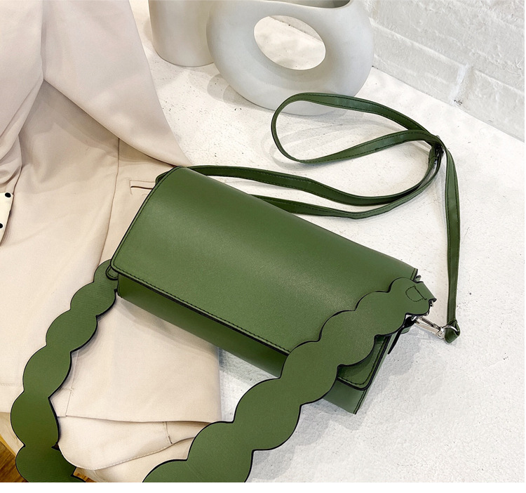 Title 27, PU female bag small square bag car stitching sm...