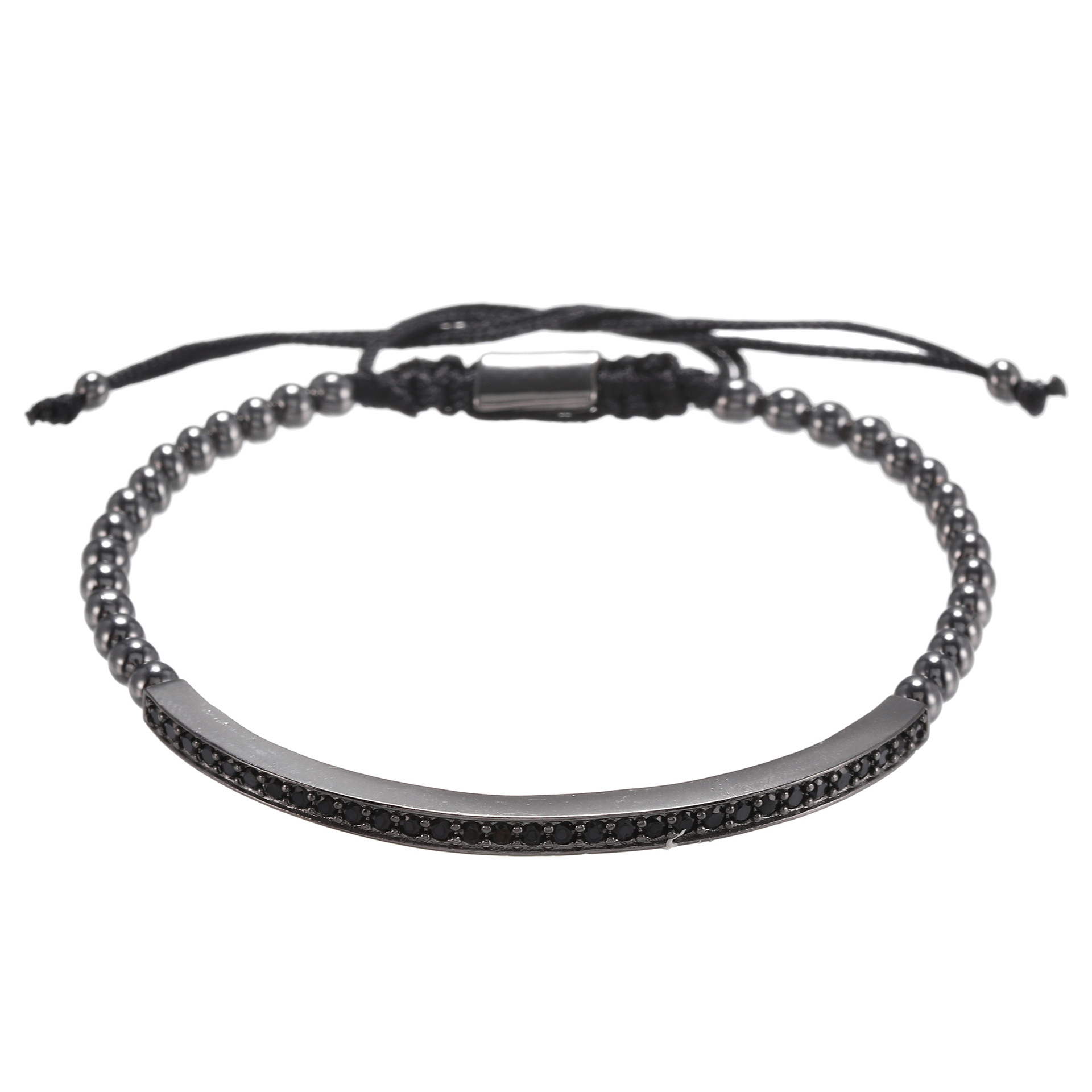 Title 10, Micro-inlaid zircon bracelet Punk bracelet