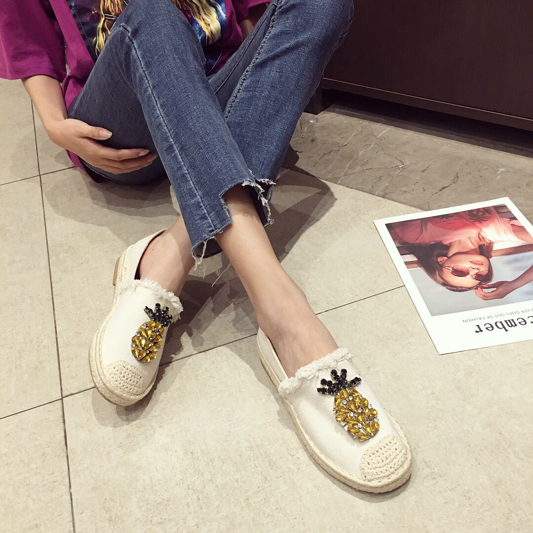 Title 9, Pineapple Rhinestone Flats