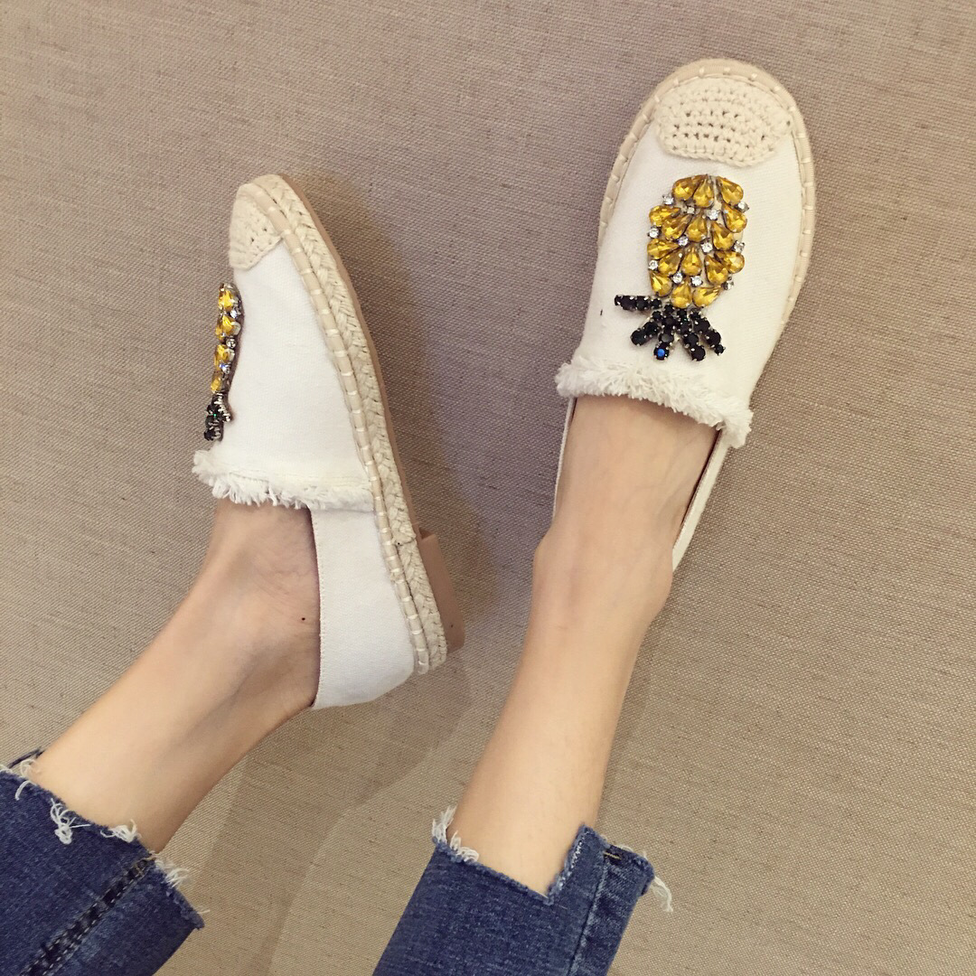 Title 11, Pineapple Rhinestone Flats