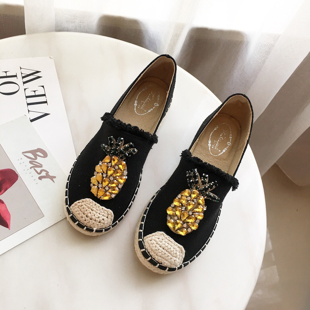 Title 16, Pineapple Rhinestone Flats