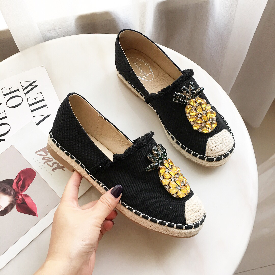 Title 17, Pineapple Rhinestone Flats