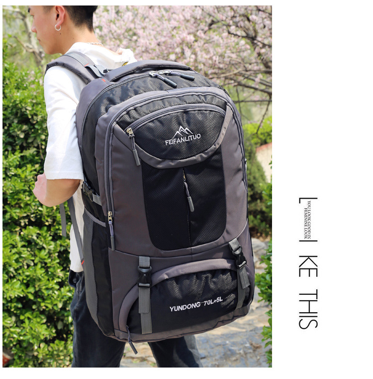 Title 11, Large capacity backpack outdoor sports travel b...