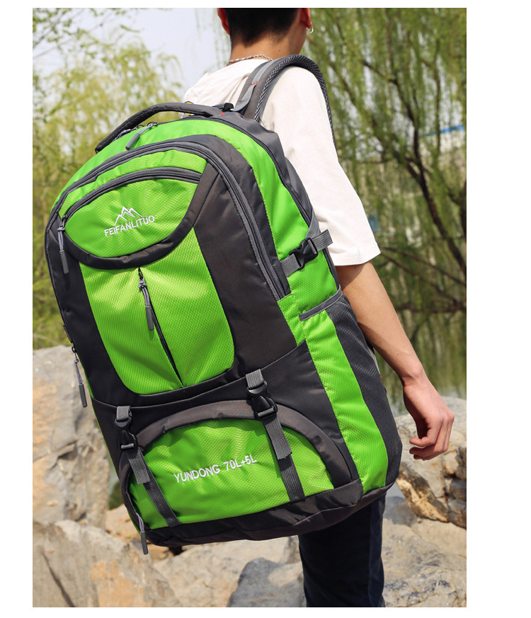 Title 14, Large capacity backpack outdoor sports travel b...