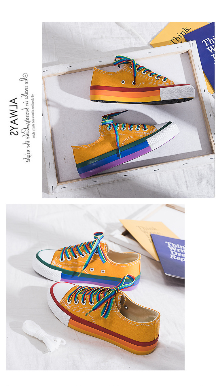 Title 9, Rainbow White Shoes for a Vibrant and Comfortab...