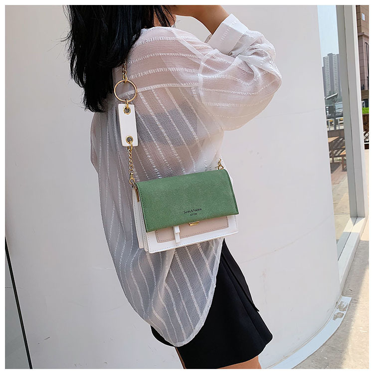 Title 1, Fashion Hit color Crossbody Small Square Bag