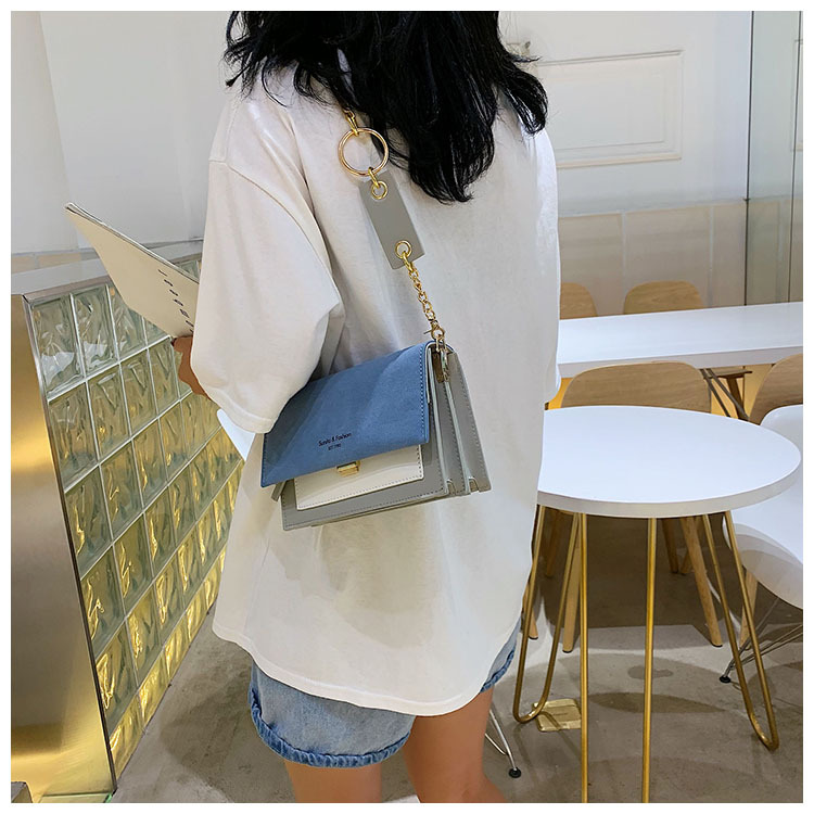 Title 6, Fashion Hit color Crossbody Small Square Bag