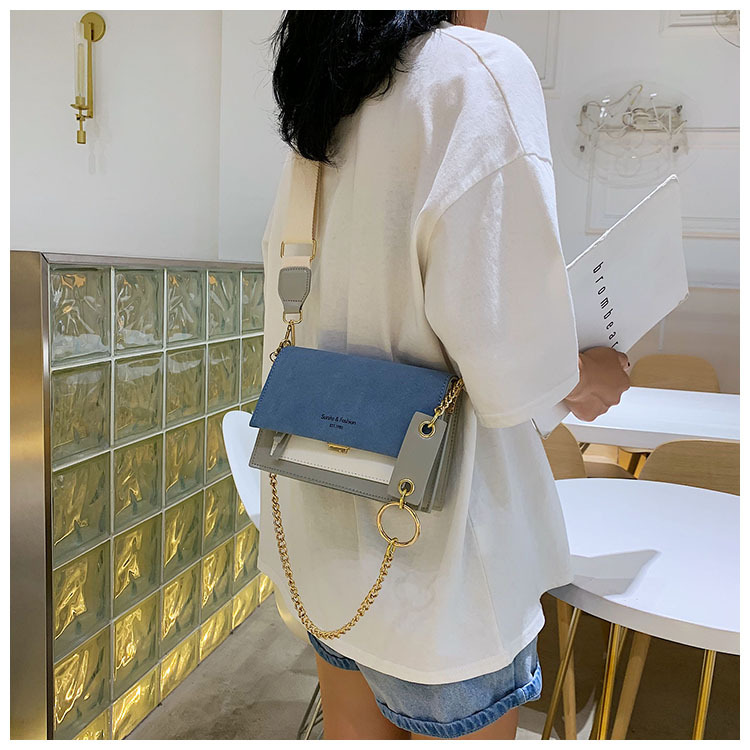 Title 7, Fashion Hit color Crossbody Small Square Bag