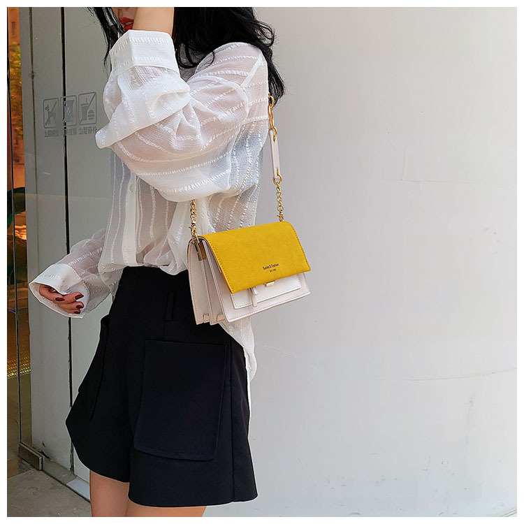 Title 12, Fashion Hit color Crossbody Small Square Bag