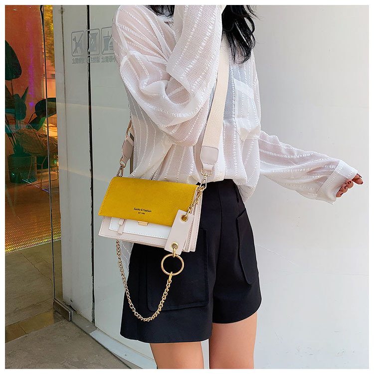 Title 14, Fashion Hit color Crossbody Small Square Bag