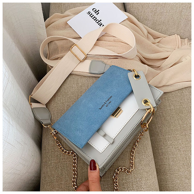 Title 32, Fashion Hit color Crossbody Small Square Bag