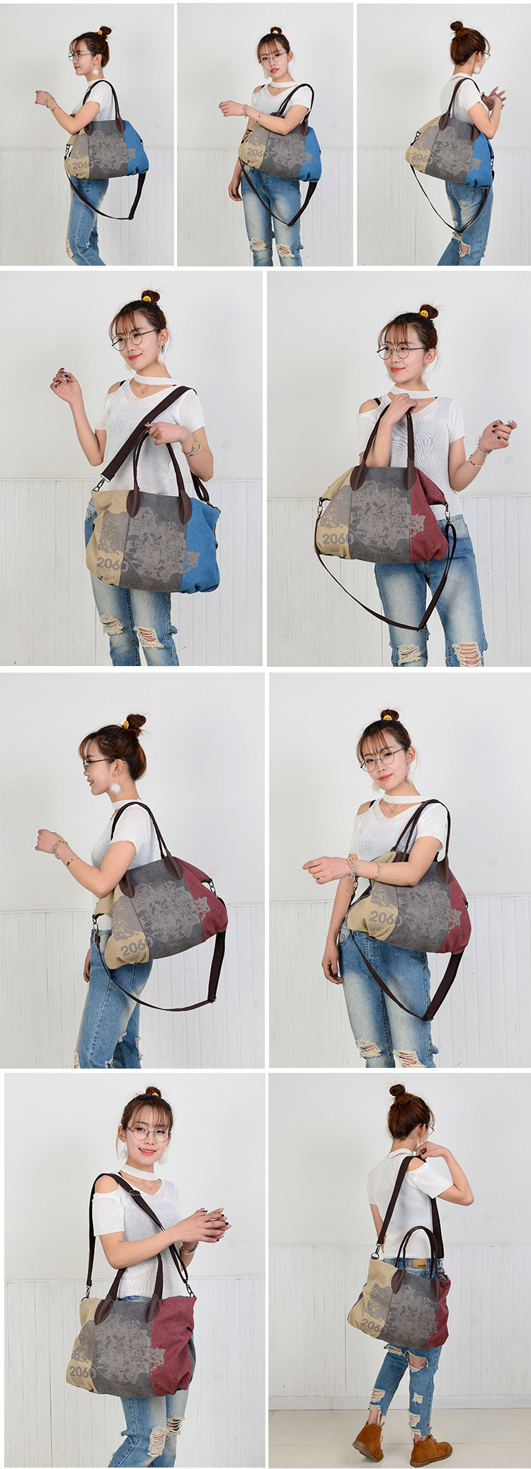 Title 6, Canvas shoulder bag