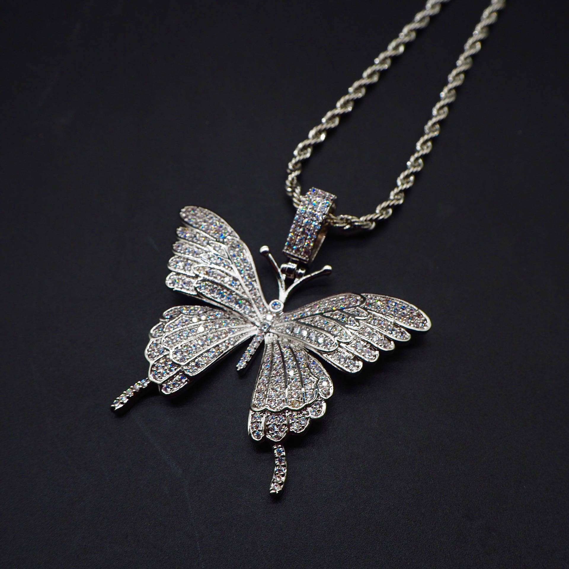 Title 5, Butterfly pendant for women. A beautiful and de...