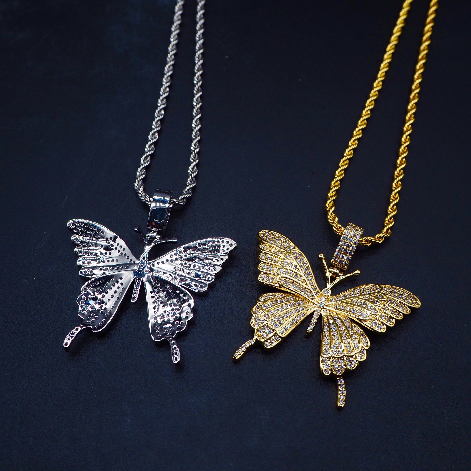 Title 9, Butterfly pendant for women. A beautiful and de...