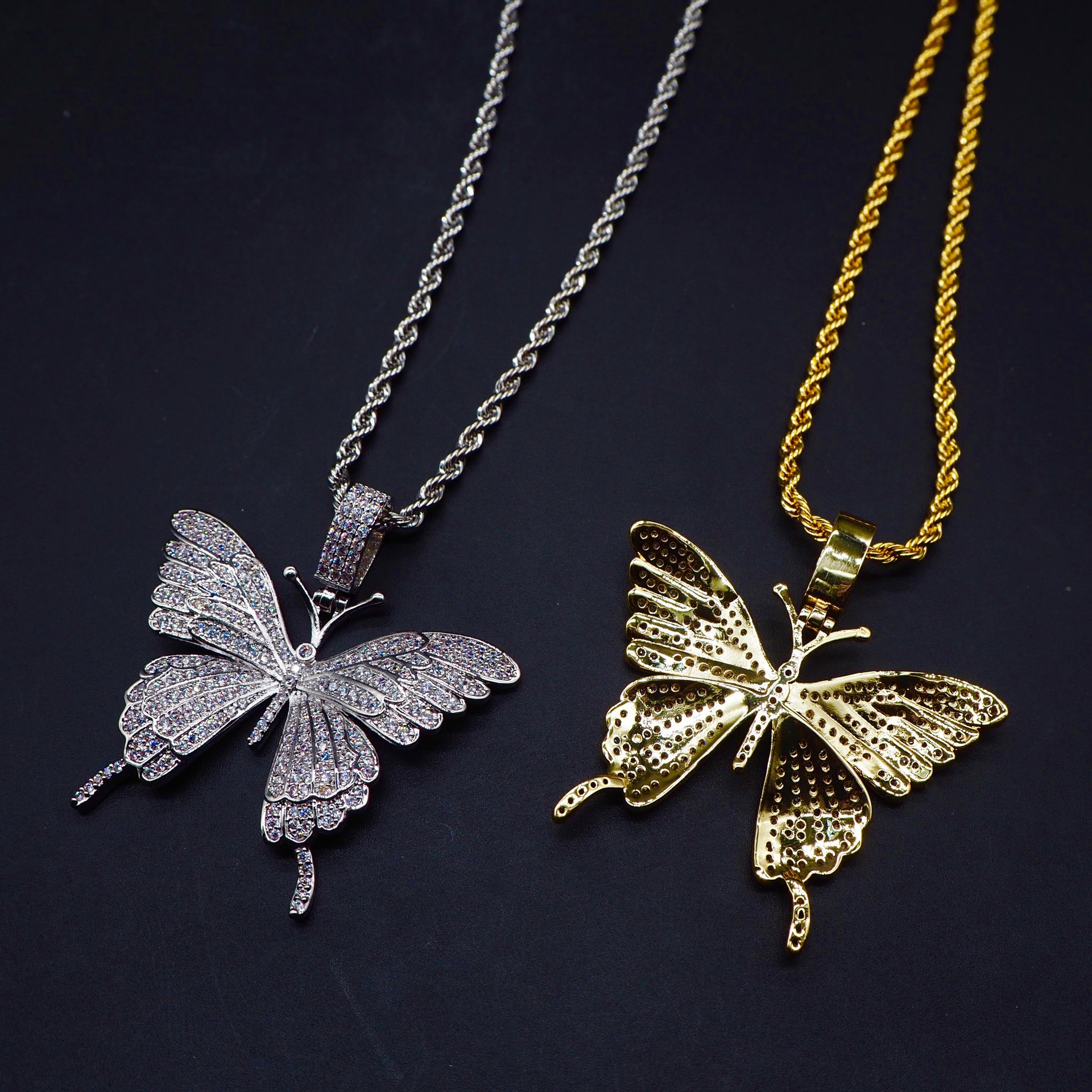 Title 10, Butterfly pendant for women. A beautiful and de...