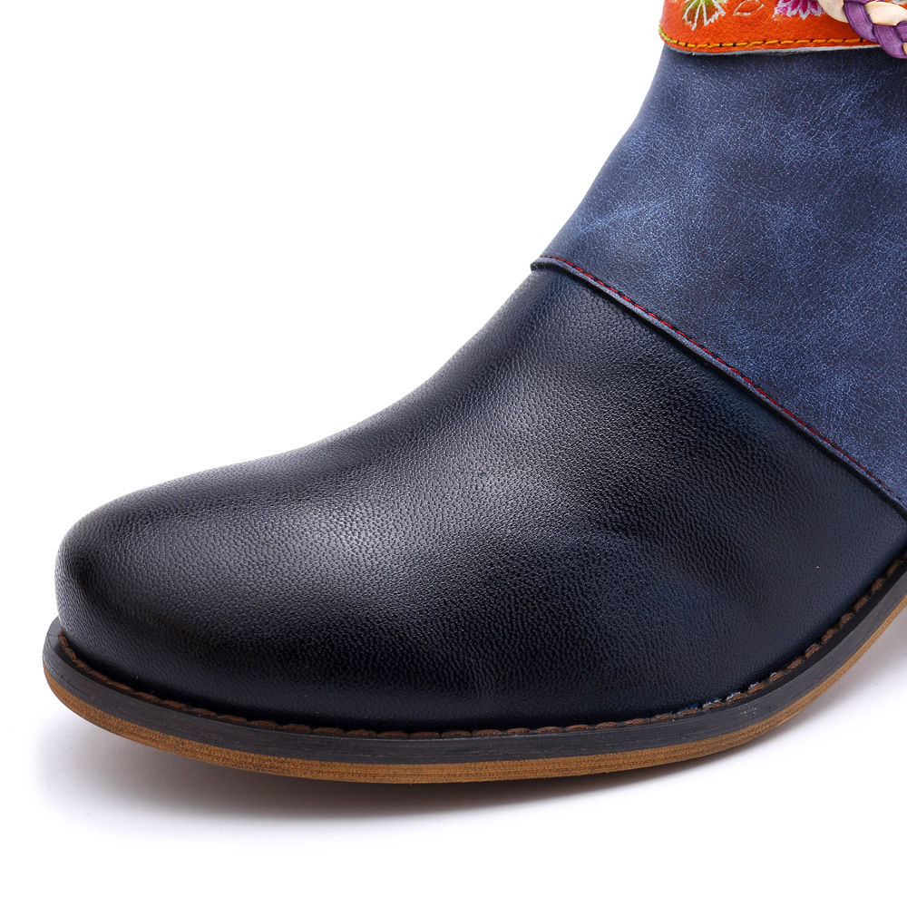 Title 12, Yauvana Azul Ankle Boots, crafted from genuine ...