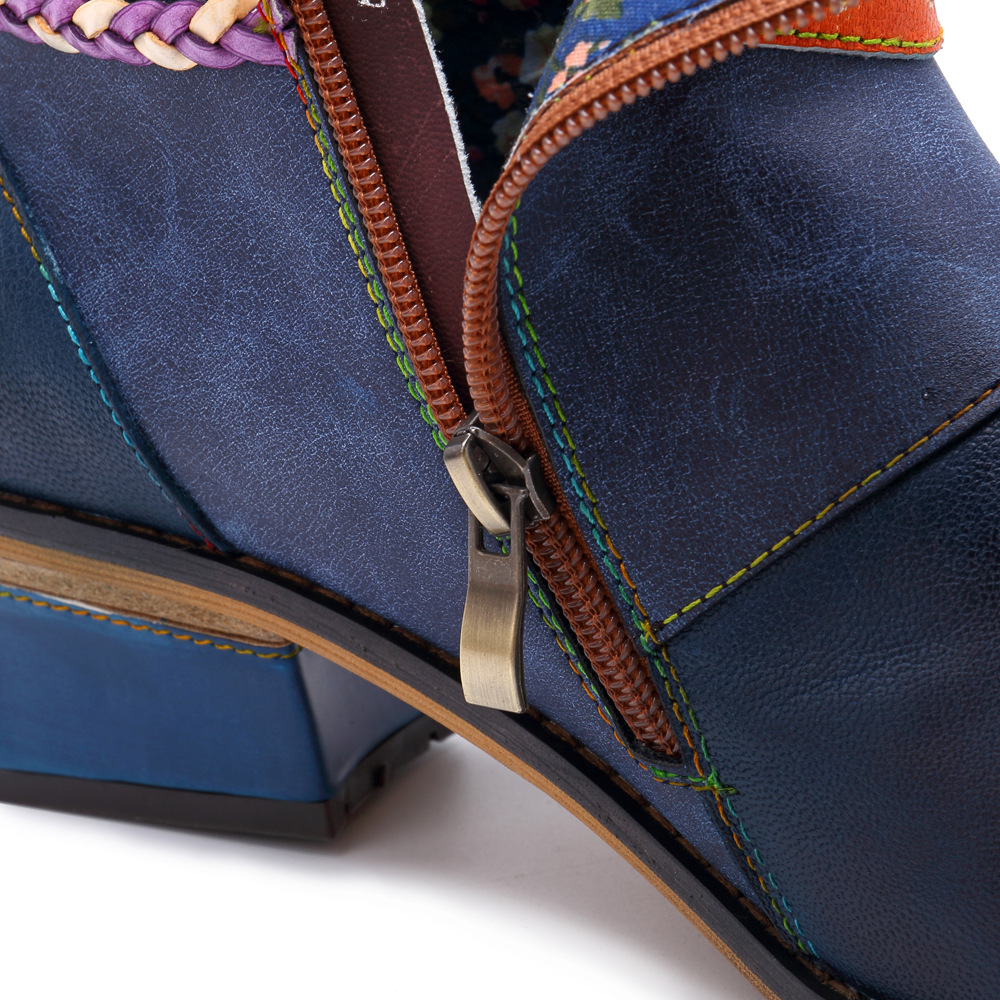 Title 18, Yauvana Azul Ankle Boots, crafted from genuine ...