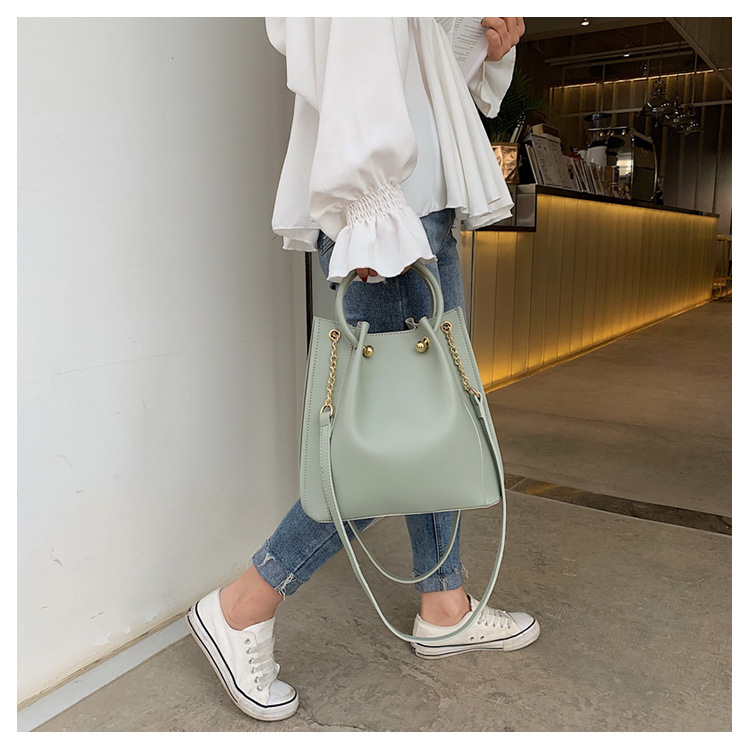 Title 2, One Shoulder Broadband Bucket Bag