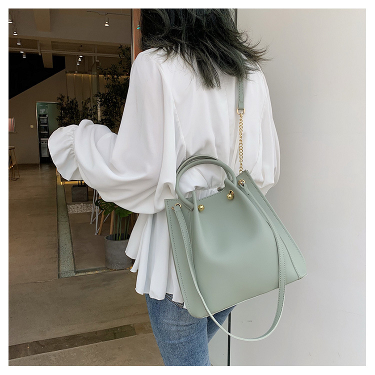 Title 4, One Shoulder Broadband Bucket Bag