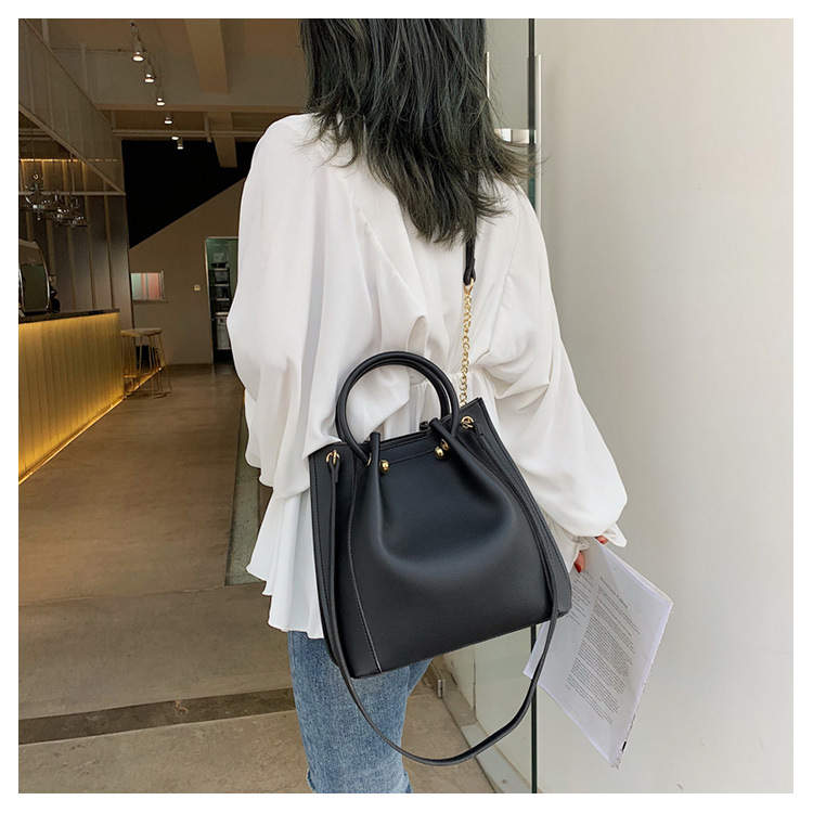 Title 11, One Shoulder Broadband Bucket Bag