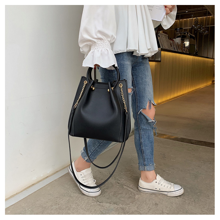 Title 13, One Shoulder Broadband Bucket Bag