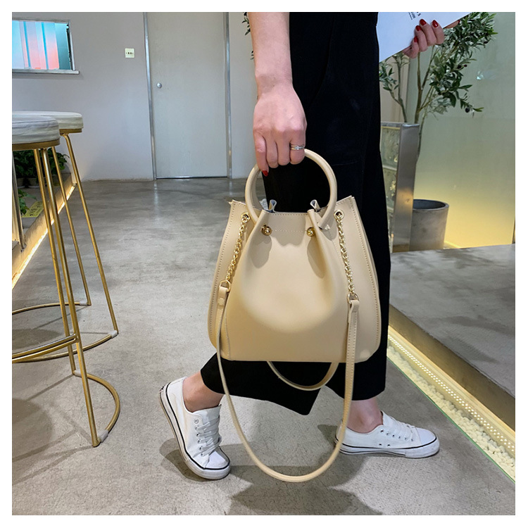 Title 15, One Shoulder Broadband Bucket Bag