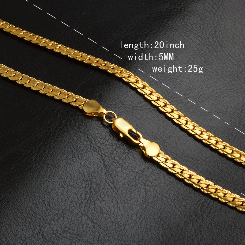 Title 4, Gold-plated necklace for women. Enjoy luxurious...