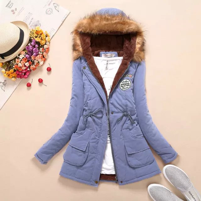 Title 2, Chaqueta Gruesa de Invierno para Mujer Talla Gr...