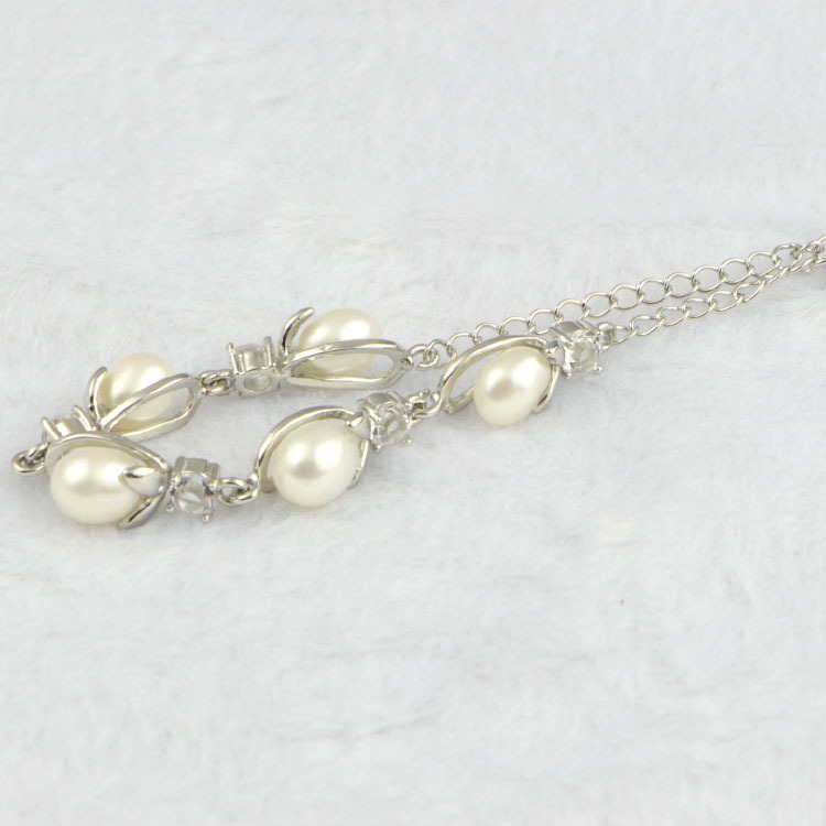 Title 3, Pearl bracelet pearl jewelry bracelet Elegant r...