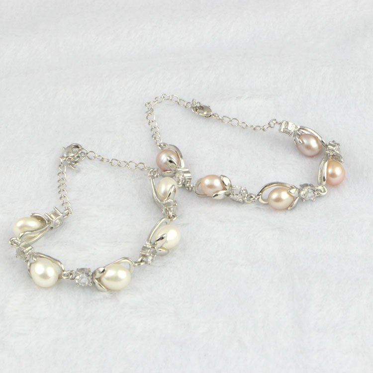 Title 5, Pearl bracelet pearl jewelry bracelet Elegant r...