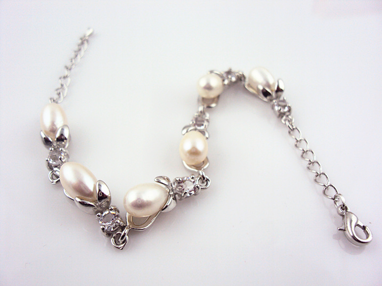 Title 8, Pearl bracelet pearl jewelry bracelet Elegant r...