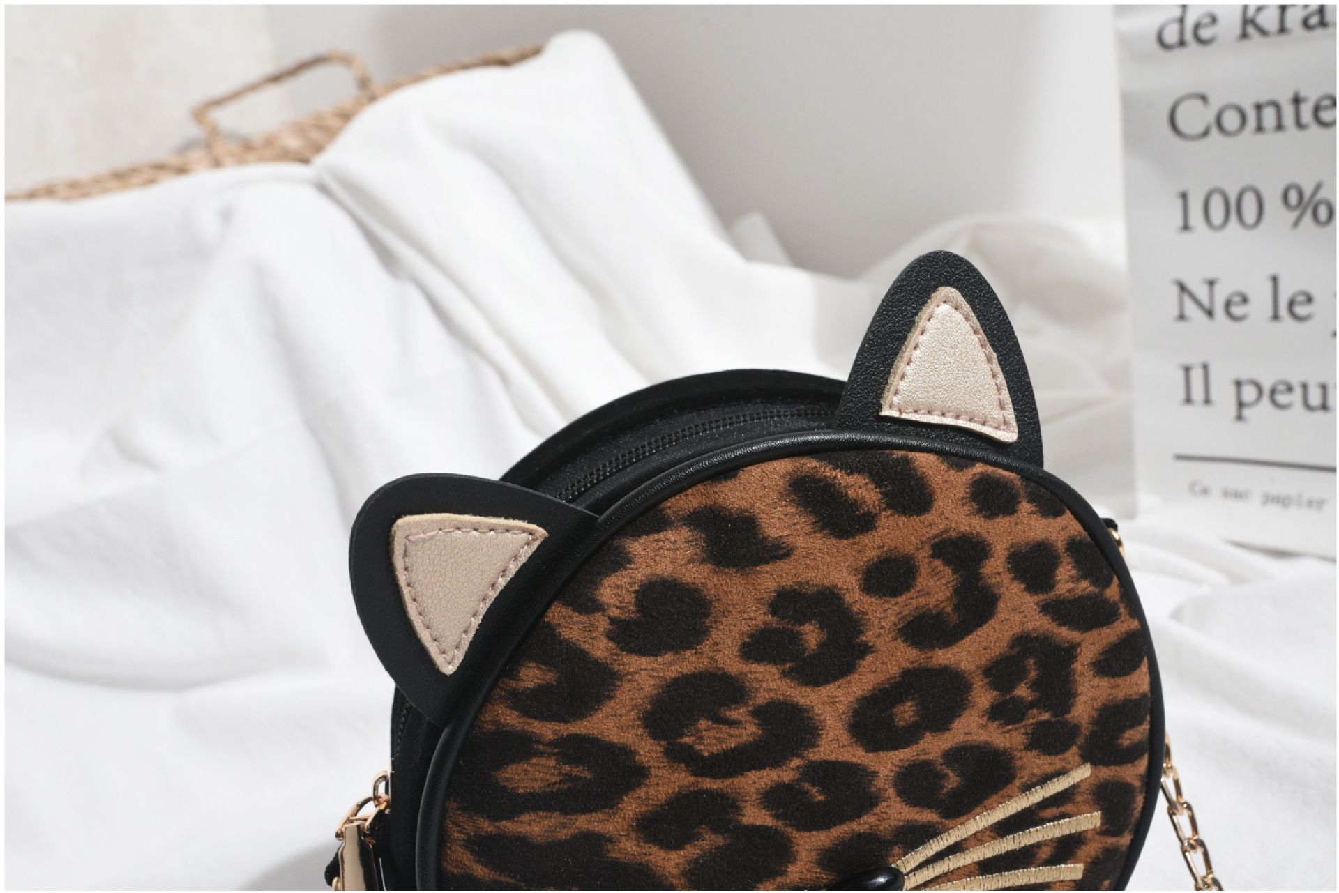 Title 2, Chic leopard print small bag girl fall new fash...