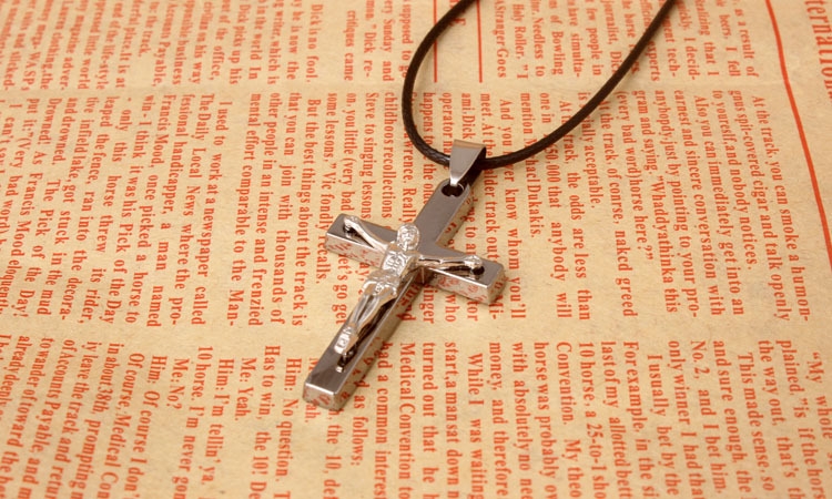 Title 4, Jesus cross pendant representing faith and hope...