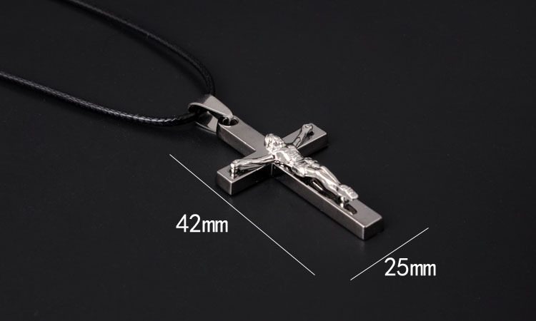 Title 6, Jesus cross pendant representing faith and hope...