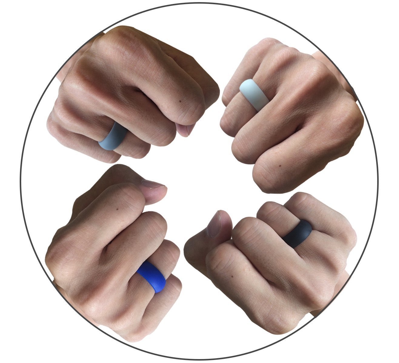 Title 5, Mens electronic cigarette silicone ring, enhan...