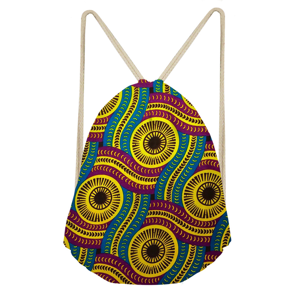 Title 7, Bohemian drawstring bag