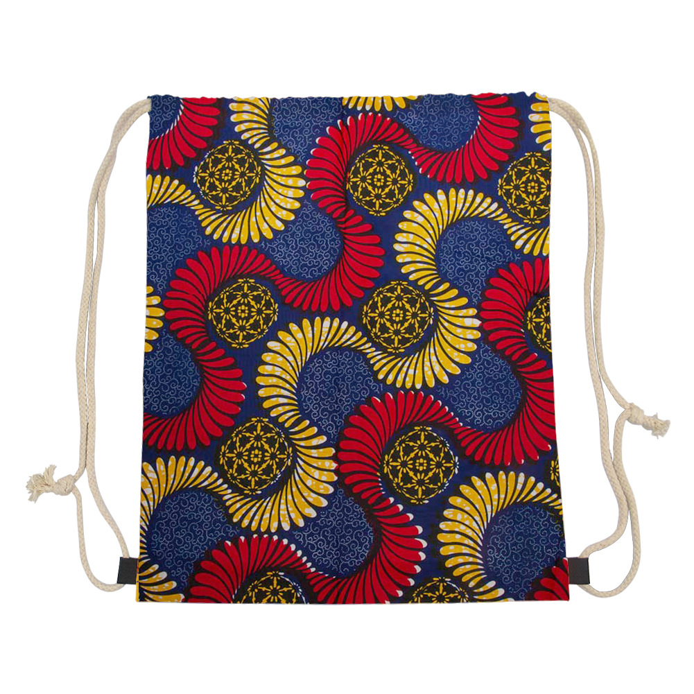 Title 12, Bohemian drawstring bag