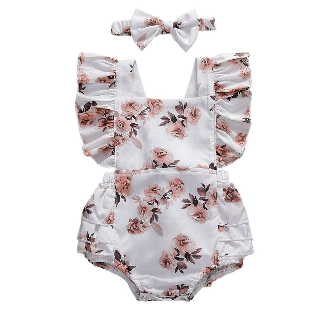 Title 3, Maillot de bain une pièce floral pour filles, m...