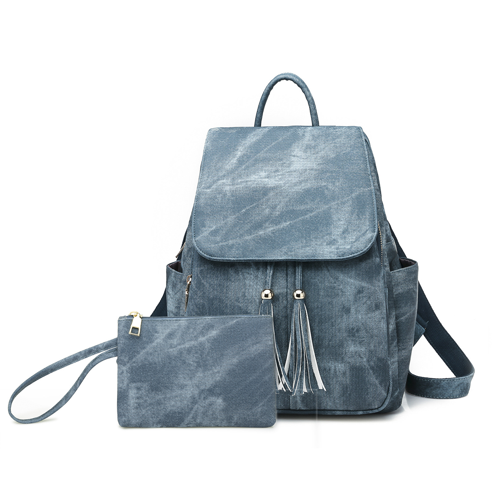 Title 1, PU leather womens backpack