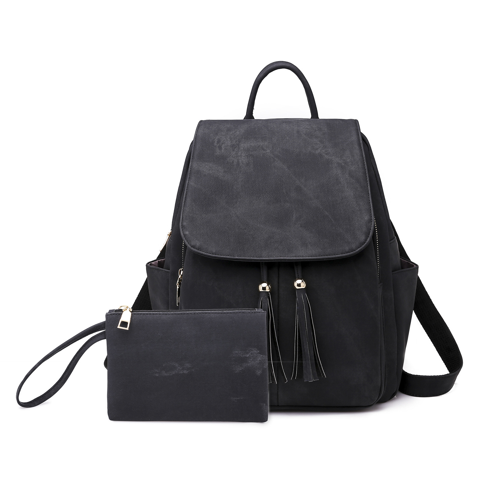 Title 3, PU leather womens backpack