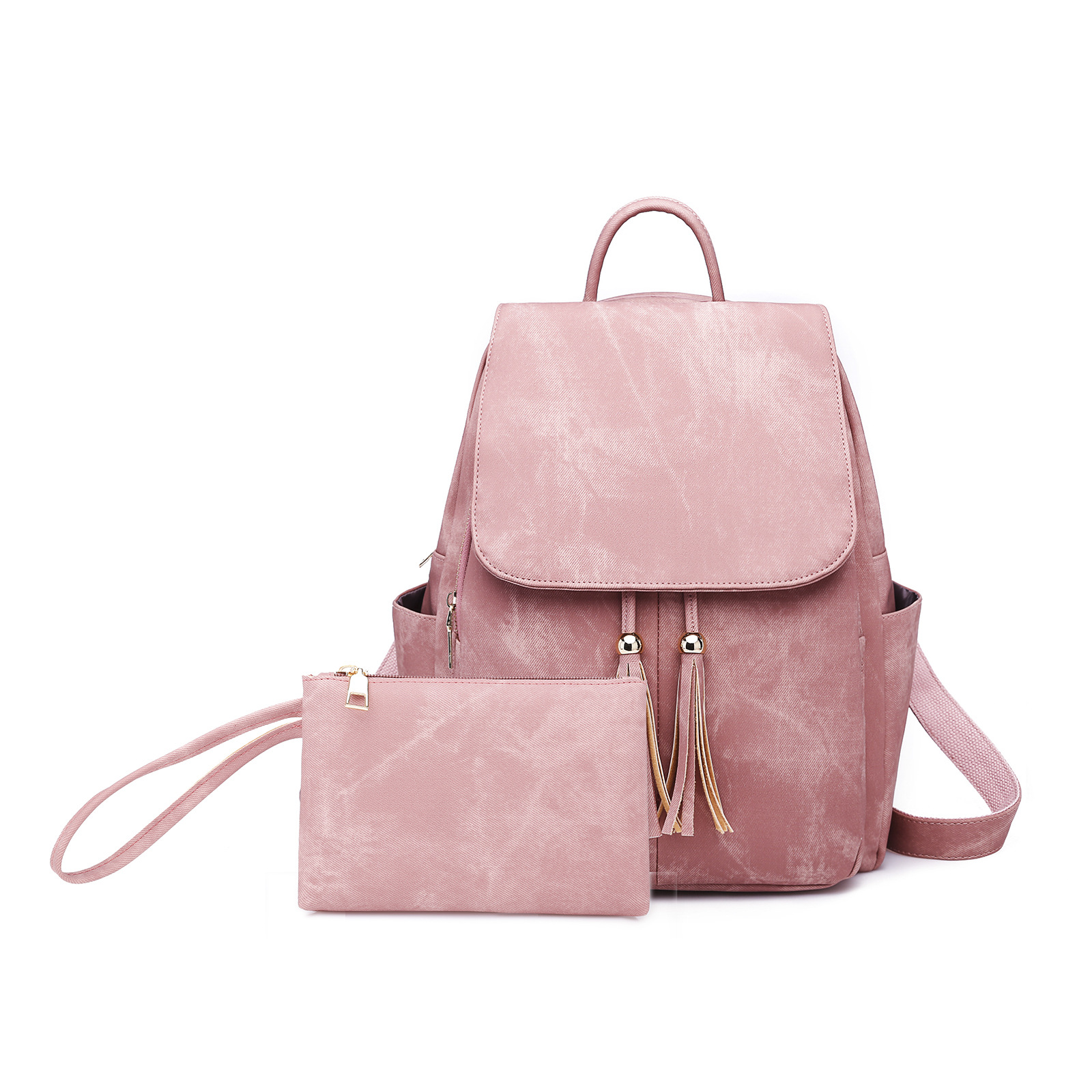 Title 4, PU leather womens backpack